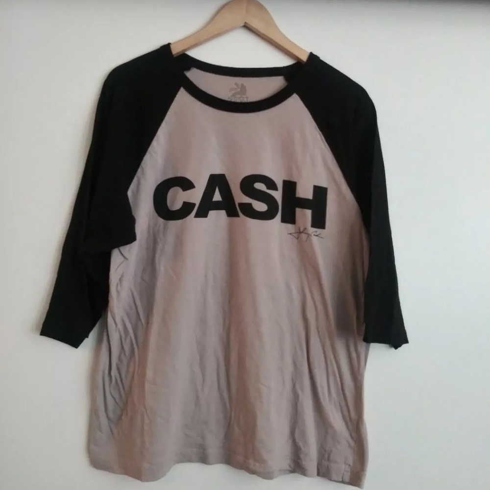 Men’s Johnny Cash ZION ROOTS WEAR Baseball Style T